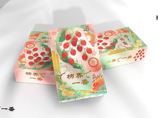 画过的水果包装