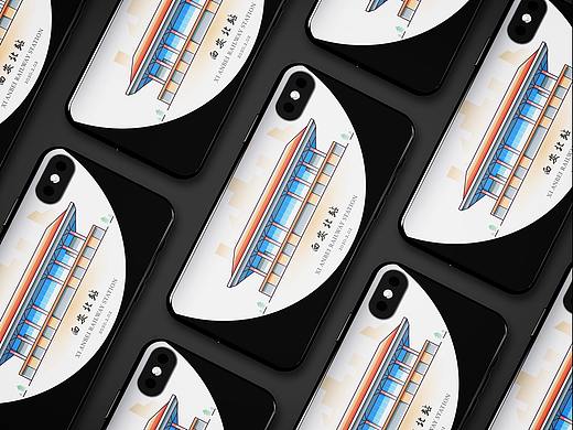 插畫(huà)【高鐵站系列】- 西安北站（個(gè)人主頁(yè)-ZNDM1MzIzNTI=） - 創(chuàng)作習(xí)作 - 站酷設(shè)計(jì)師不伐BF原創(chuàng)素材 - 站酷ZCOOL