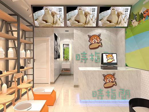 DIY陶艺店装修店面设计图
