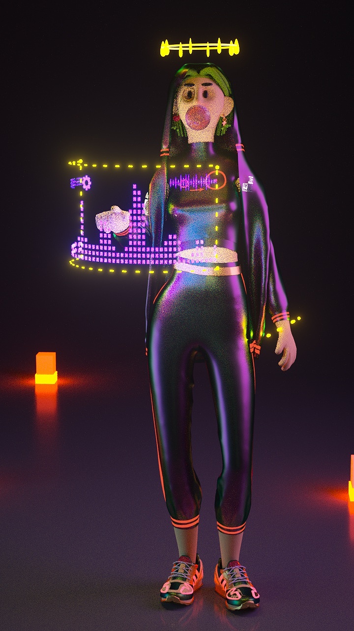 三维实体c4d+oc渲染器