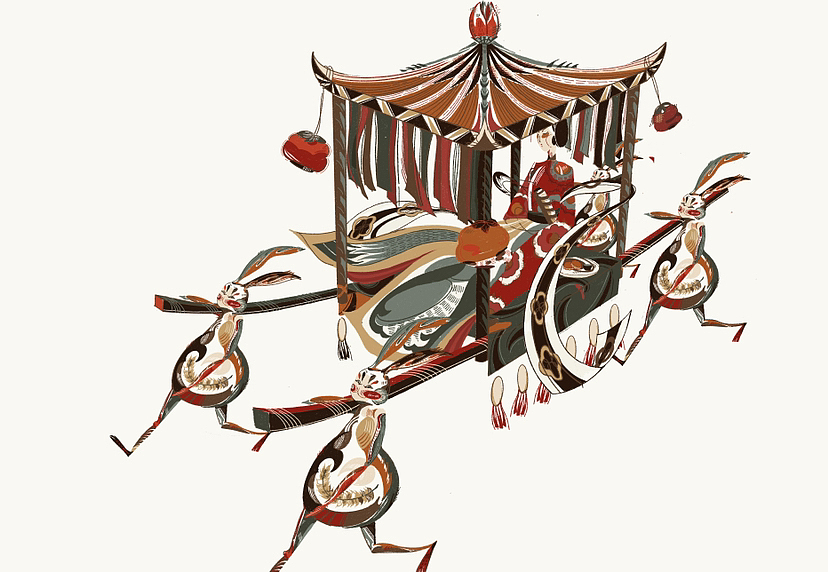 中秋送禮圖（圖ZMzE2NTUxODYw） - 商業(yè)插畫 - 站酷設計師點花怒原創(chuàng)素材 - 站酷ZCOOL