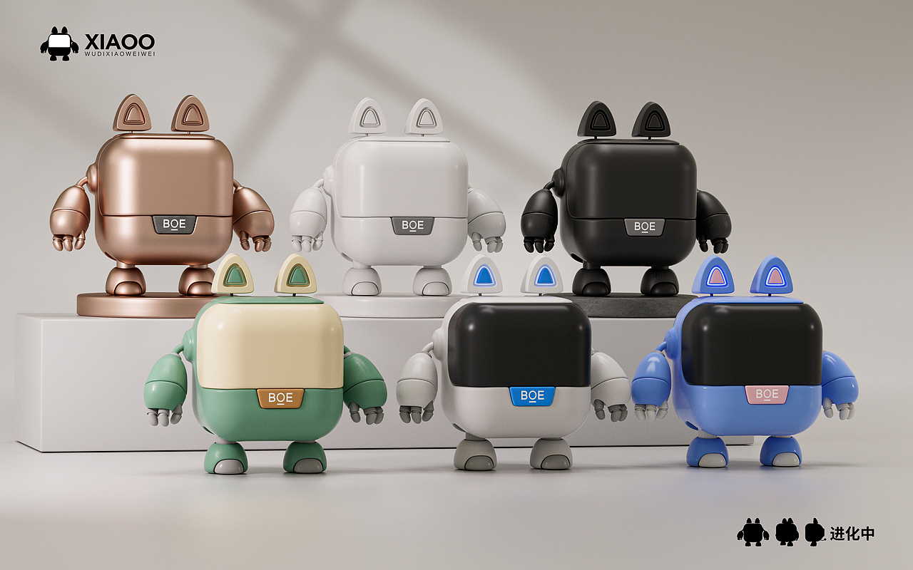 [你好，BOE] 京东方IP形象设计-小O（图ZMzI5NzcwNzg0） - IP形象 - 站酷设计师小卫卫呀原创素材 - 站酷ZCOOL