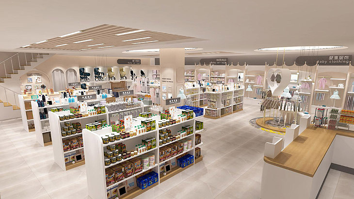 成都母婴用品店设计/母婴用品店设计公司/品牌规划