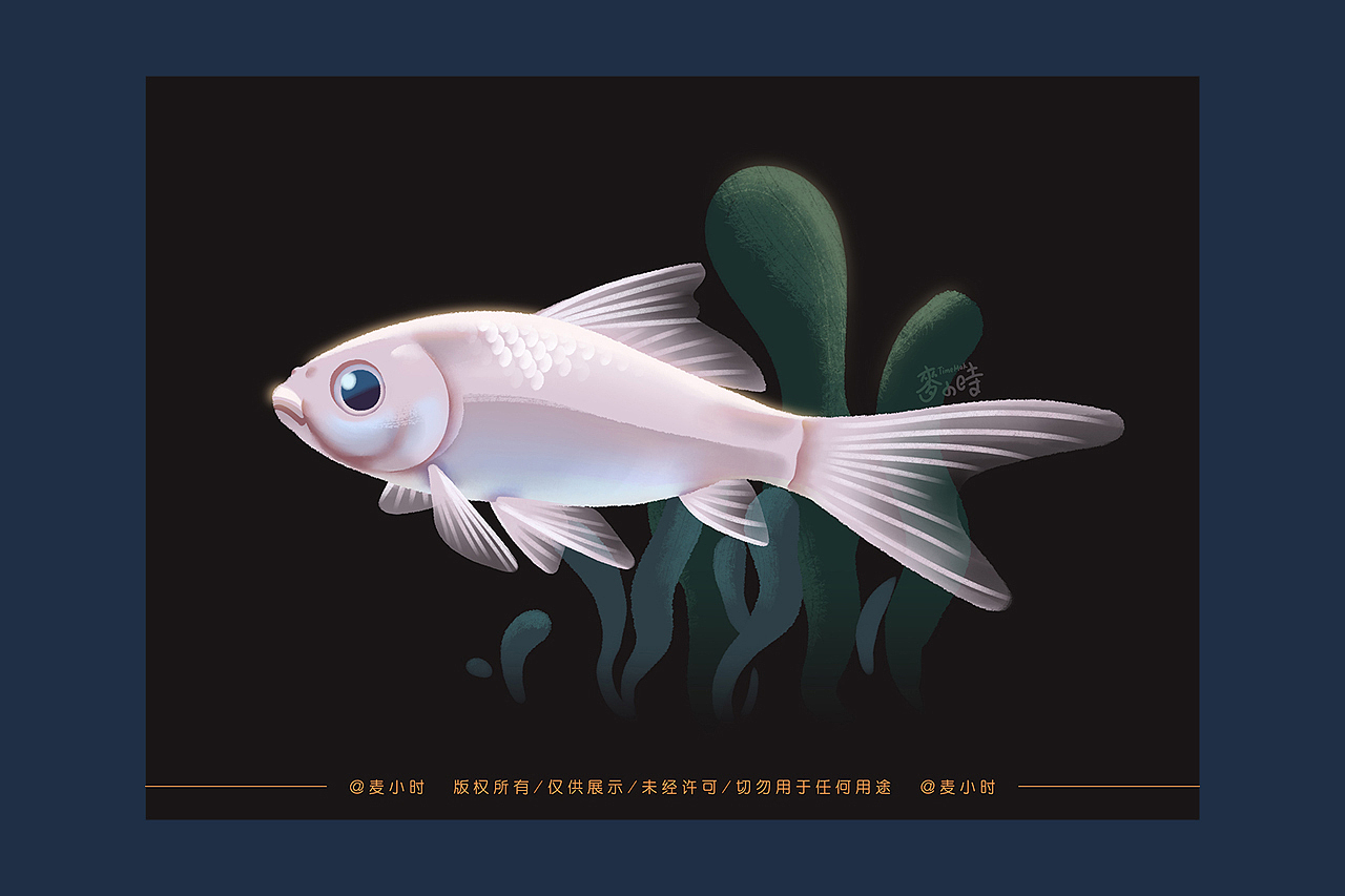 金鱼系列【一】草金（图ZMjE5MjgzOTM2） - 创作习作 - 站酷设计师麦小时原创素材 - 站酷ZCOOL