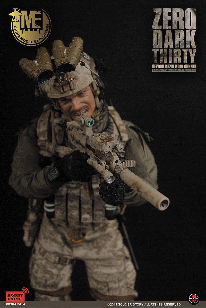 美军DEVGRU- MK46 MOD1机鎗手 -猎杀本拉登（图ZMTExMDE5NDA4） - 手办/模玩 - 站酷设计师SoldierStory原创素材 - 站酷ZCOOL