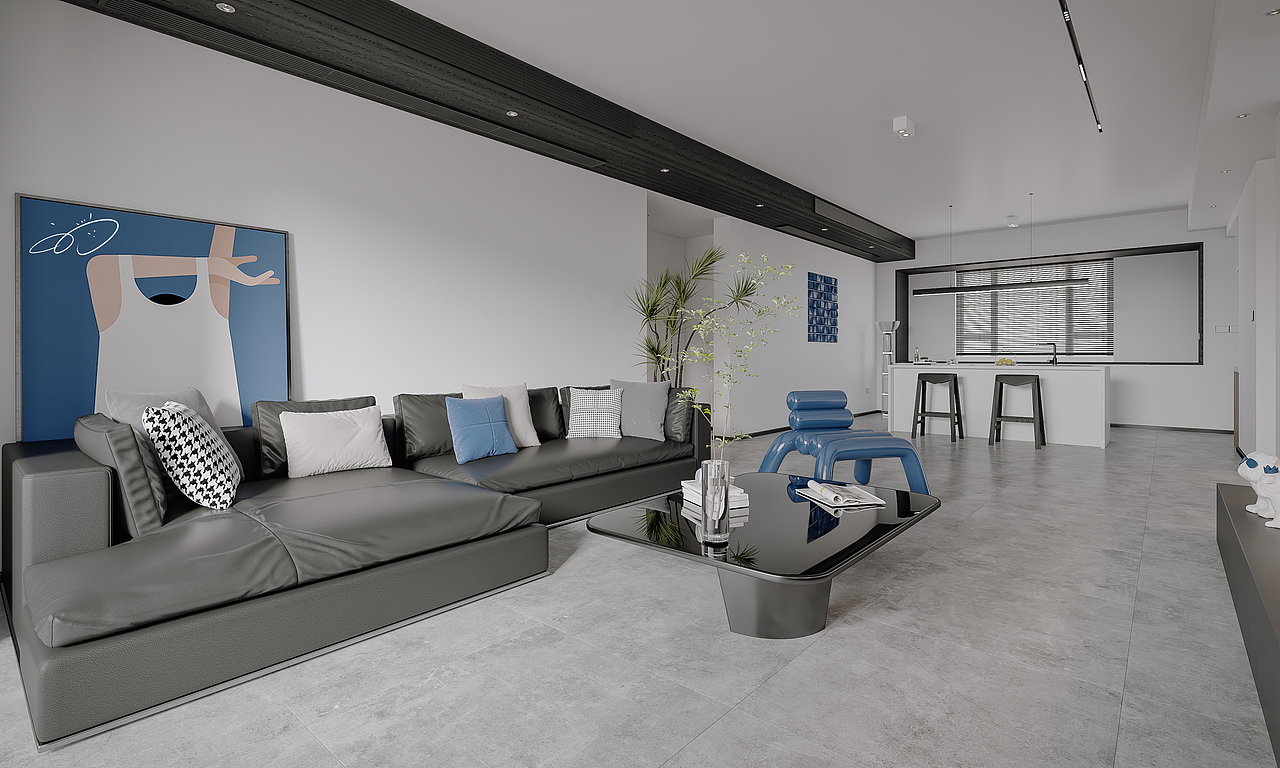 月常搬砖系列-VR现代黑白（图ZMjMwNTkyMzY0） - 家装设计 - 站酷设计师叫我白白就好啦原创素材 - 站酷ZCOOL