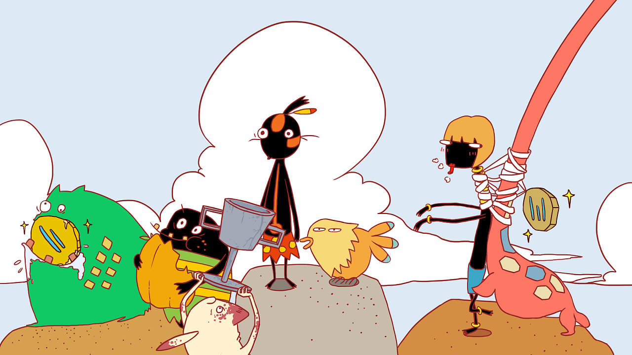 二维动画短片《小黄不要停》