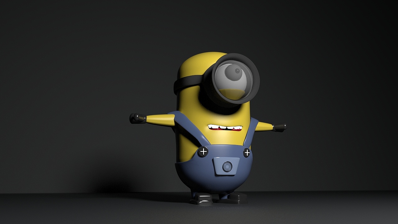 小黄人,建模练习