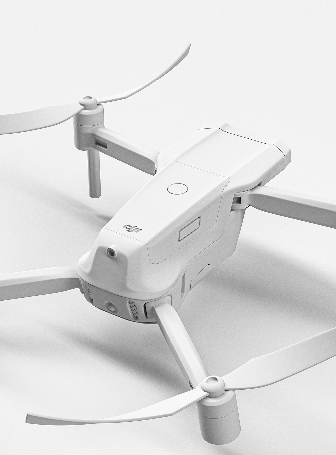 大疆无人机---c4d硬边建模