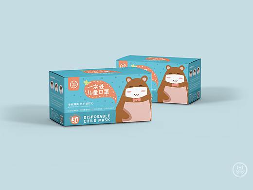 与滴品牌设计 l 儿童款系列口罩包装设计