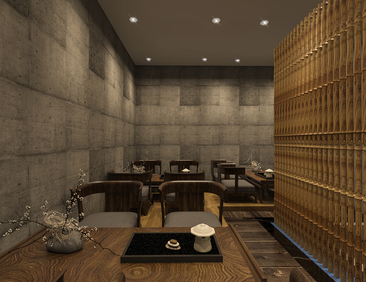 茶文化|空间|家装设计|young0525 - 原创作品 - 站酷 (zcool)