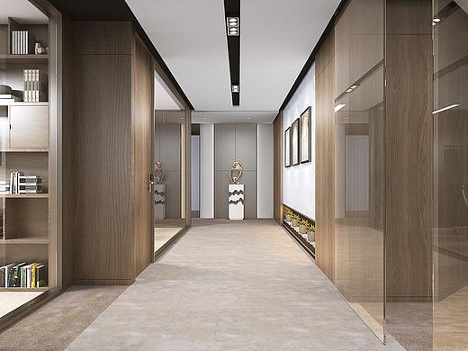 商务风办公室设计分享