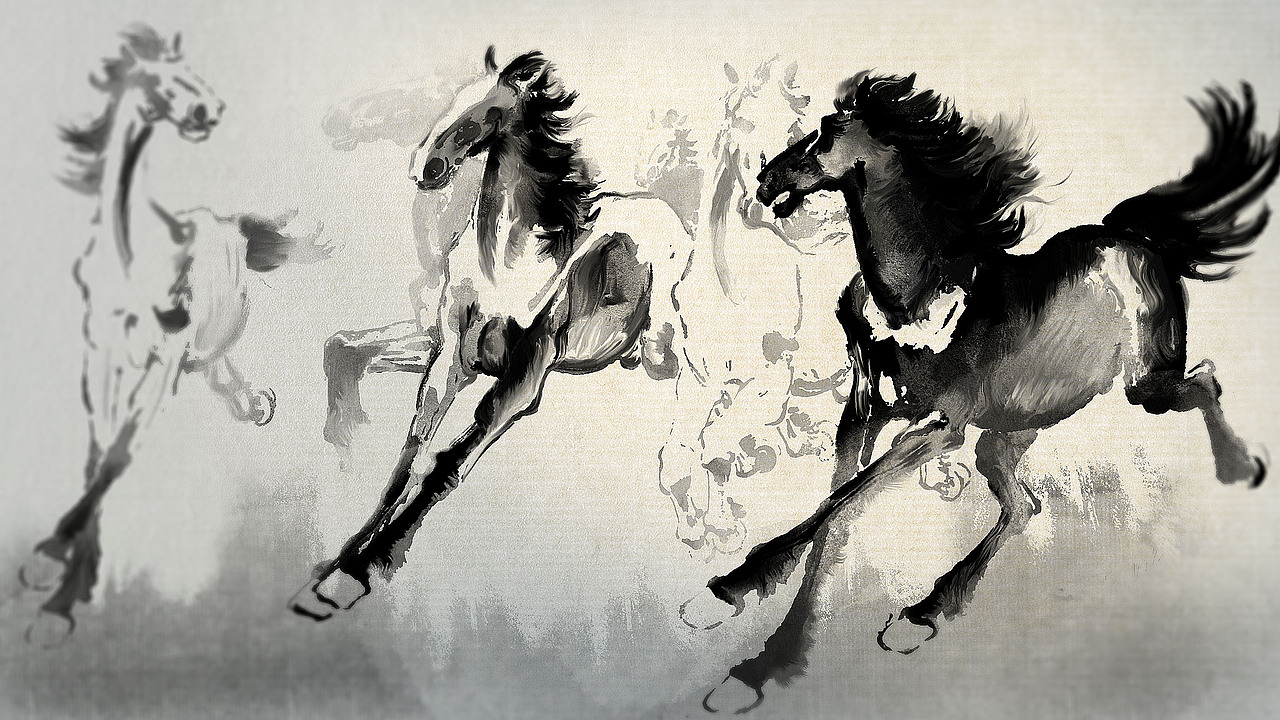 【徐悲鸿纪念馆影像《六骏图》】关键帧设定