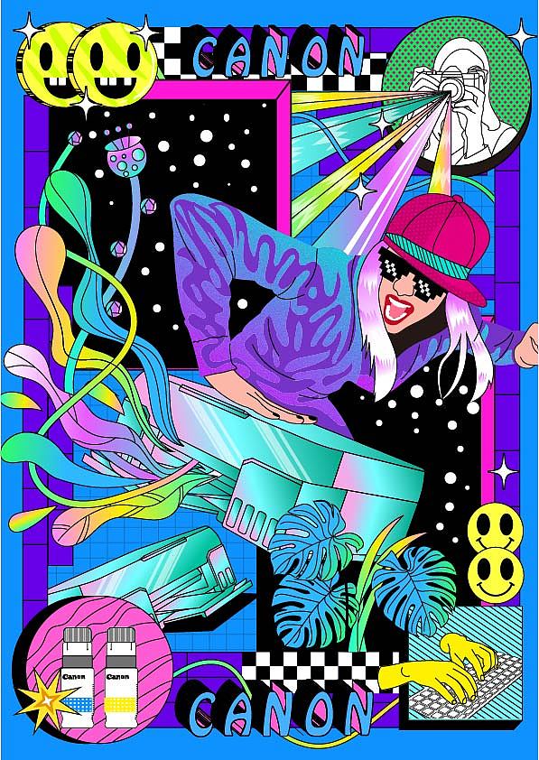 佳能视觉海报（图ZMjYwMjIzNzgw） - 创作习作 - 站酷设计师秋田映画原创素材 - 站酷ZCOOL