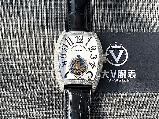 大v腕表 法穆兰陀飞轮改装镶真钻腕表！陀飞轮镶钻腕表