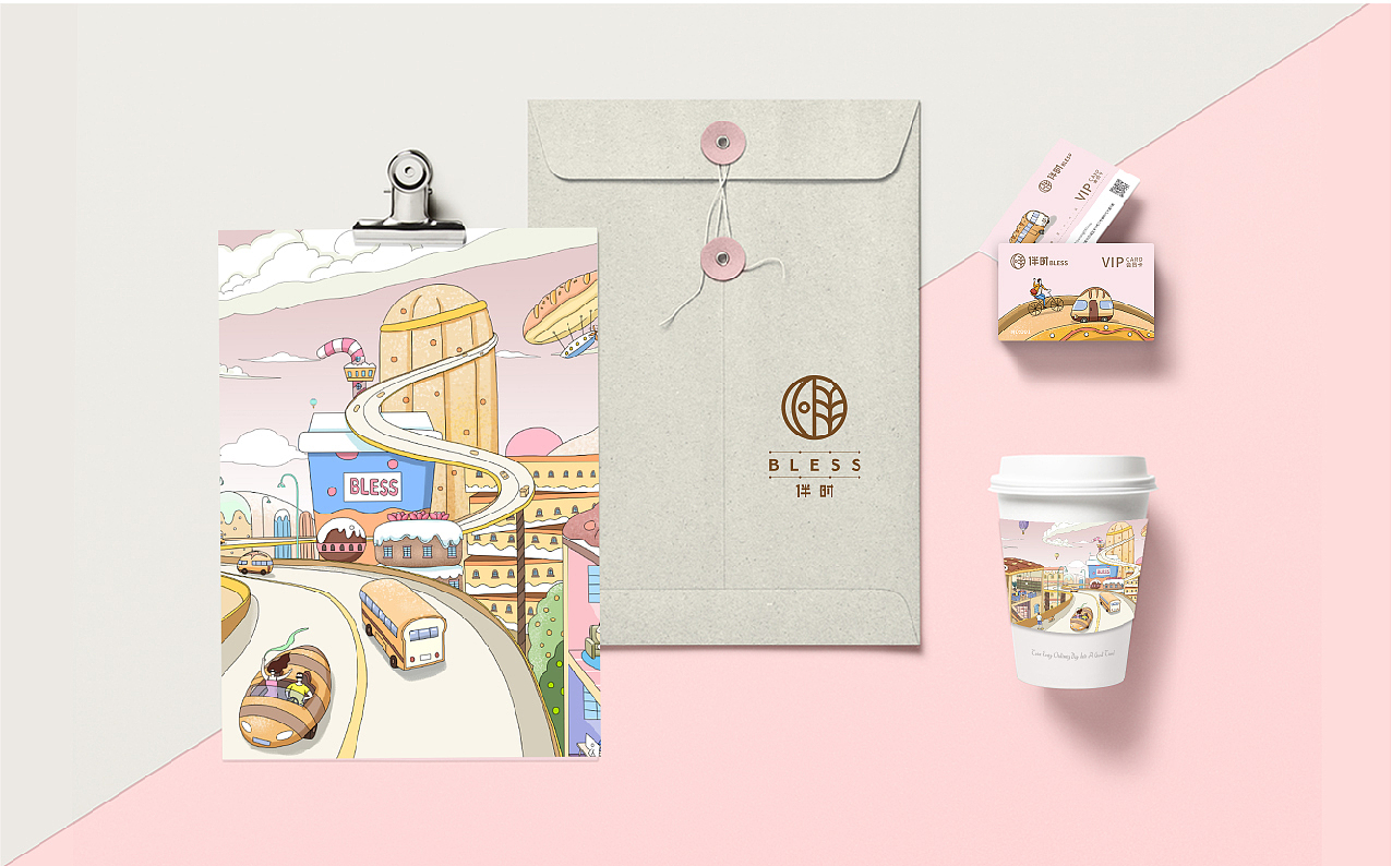 伴时bless-烘焙店（图ZMjAyMjcxNDM2） - 品牌 - 站酷设计师山东尚由菅会会原创素材 - 站酷ZCOOL