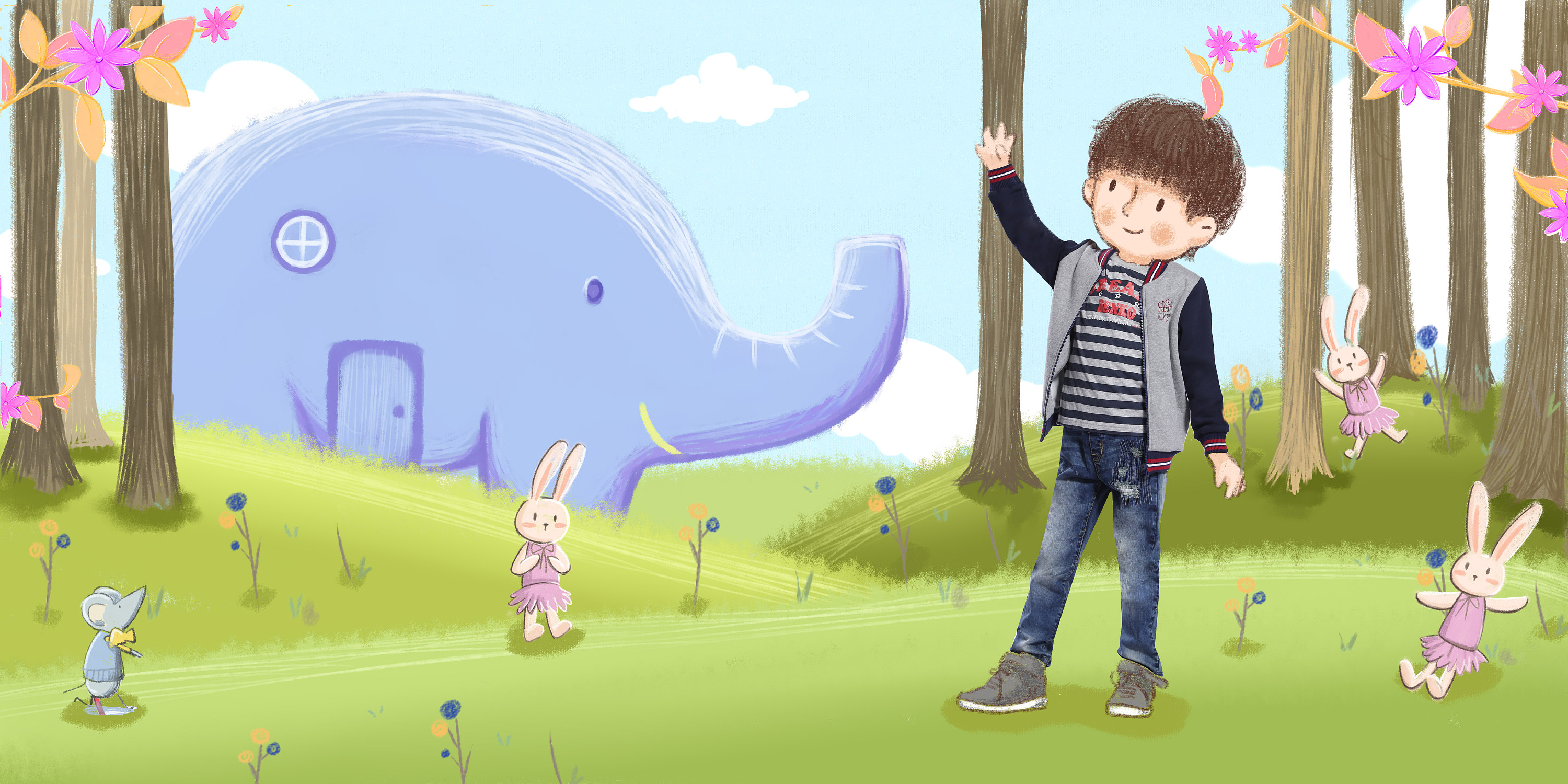 2015缤果aw童装画册|插画|儿童插画|ladam90 - 原创作品 - 站酷