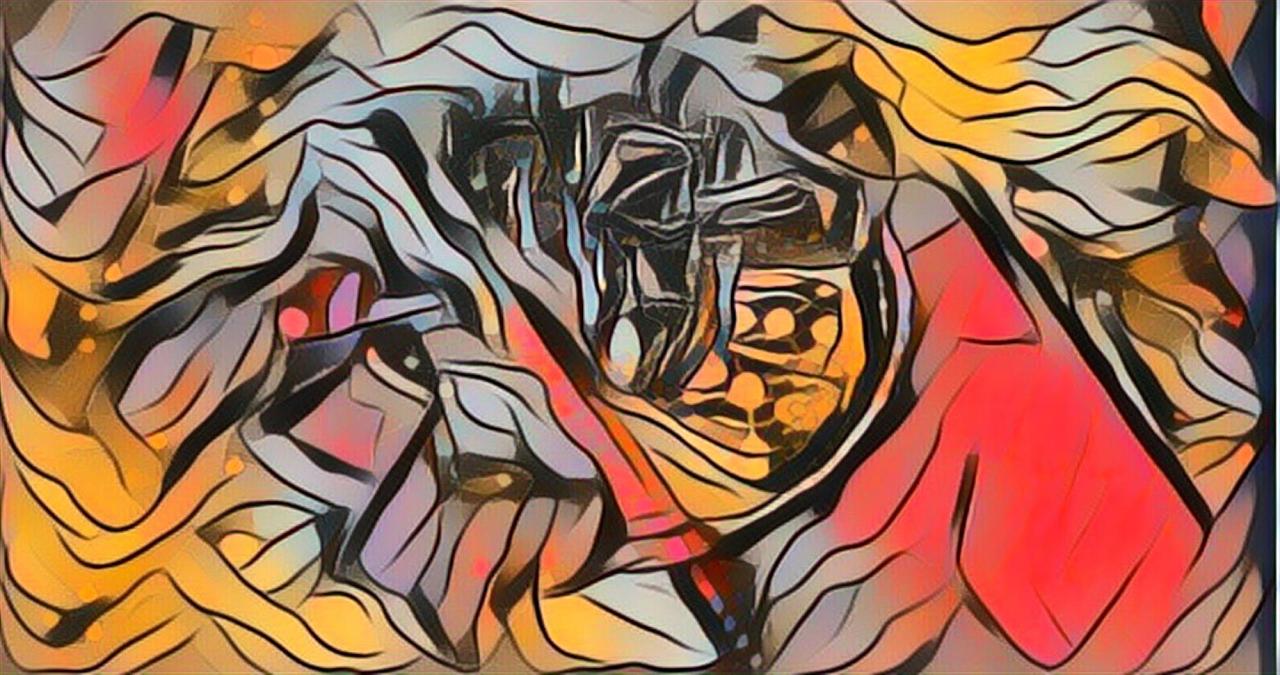 扭曲抽象艺术|纯艺术|绘画|horus2019 - 原创作品 - 站酷 (zcool)