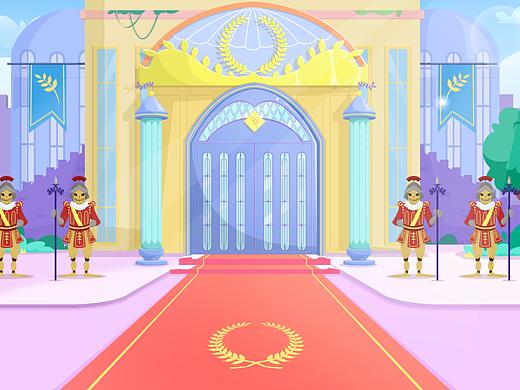 测试，小麦国的王宫前