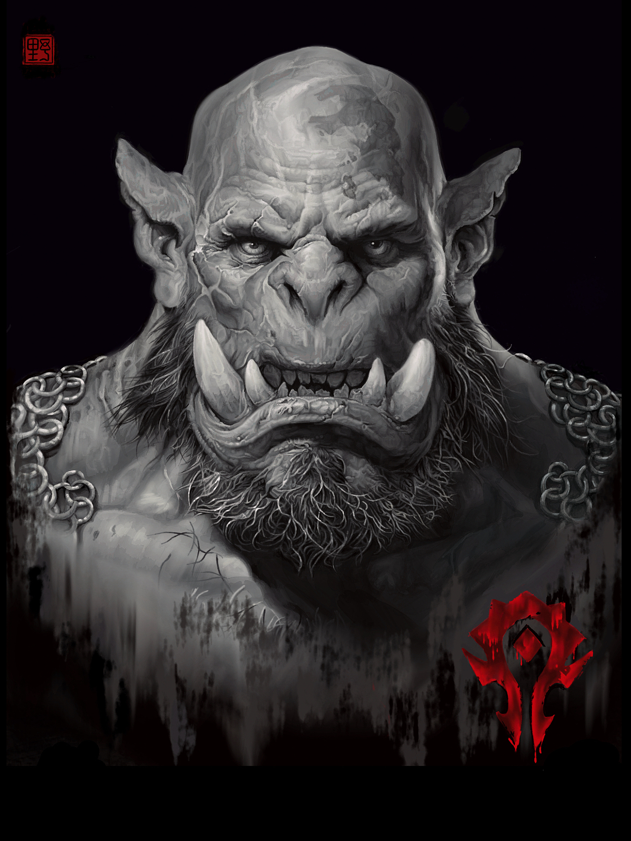 《手绘》魔兽 以此纪念青春，致敬 ——魔兽世界（图ZNTk2NTc0ODQ=） - 单幅漫画 - 站酷设计师勉唐小弟子原创素材 - 站酷ZCOOL