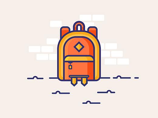 书包（个人主页-ZMzQzMDE0OTY=） - 图案 - 站酷设计师Agatha怡原创素材 - 站酷ZCOOL