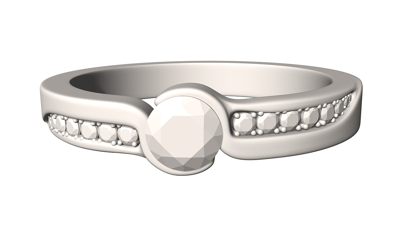 珠宝首饰----建模渲染练习