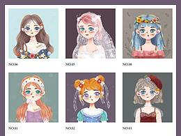 六月日常-手繪頭像