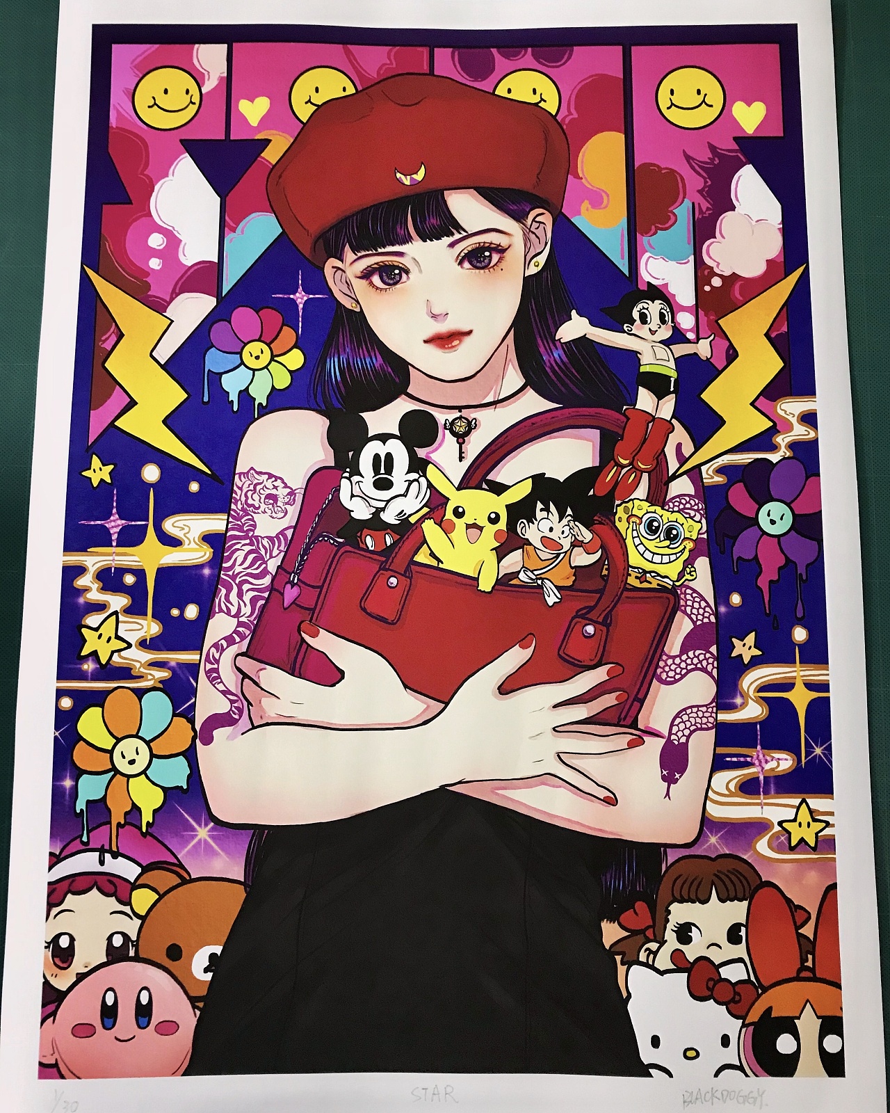 blackdoggy【2019版画作品整合】