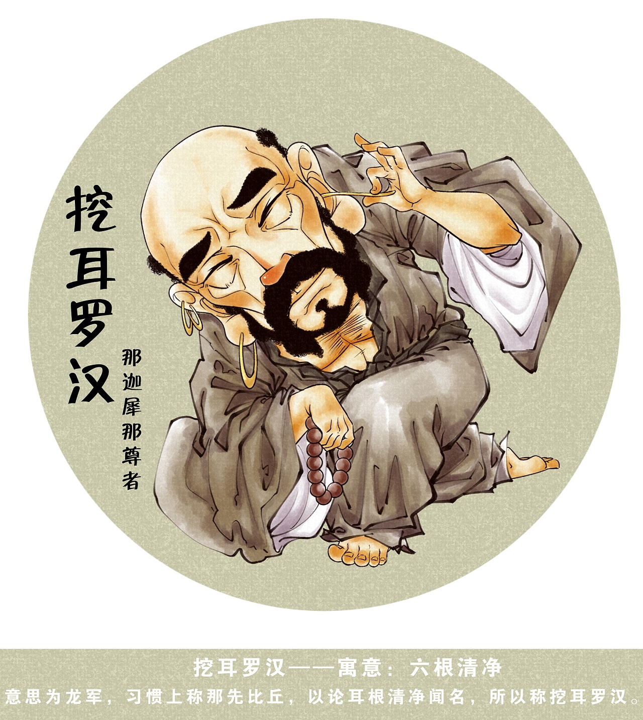 眉罗汉看门罗汉降龙罗汉伏虎罗汉十八罗汉图横版十八罗汉头像步骤图推