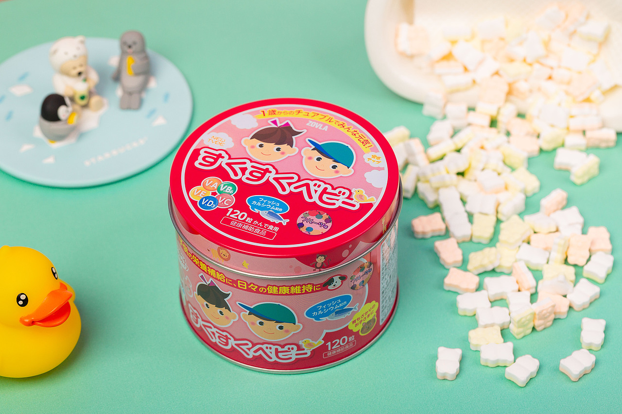 日本ZOVLA儿童综合营养钙片