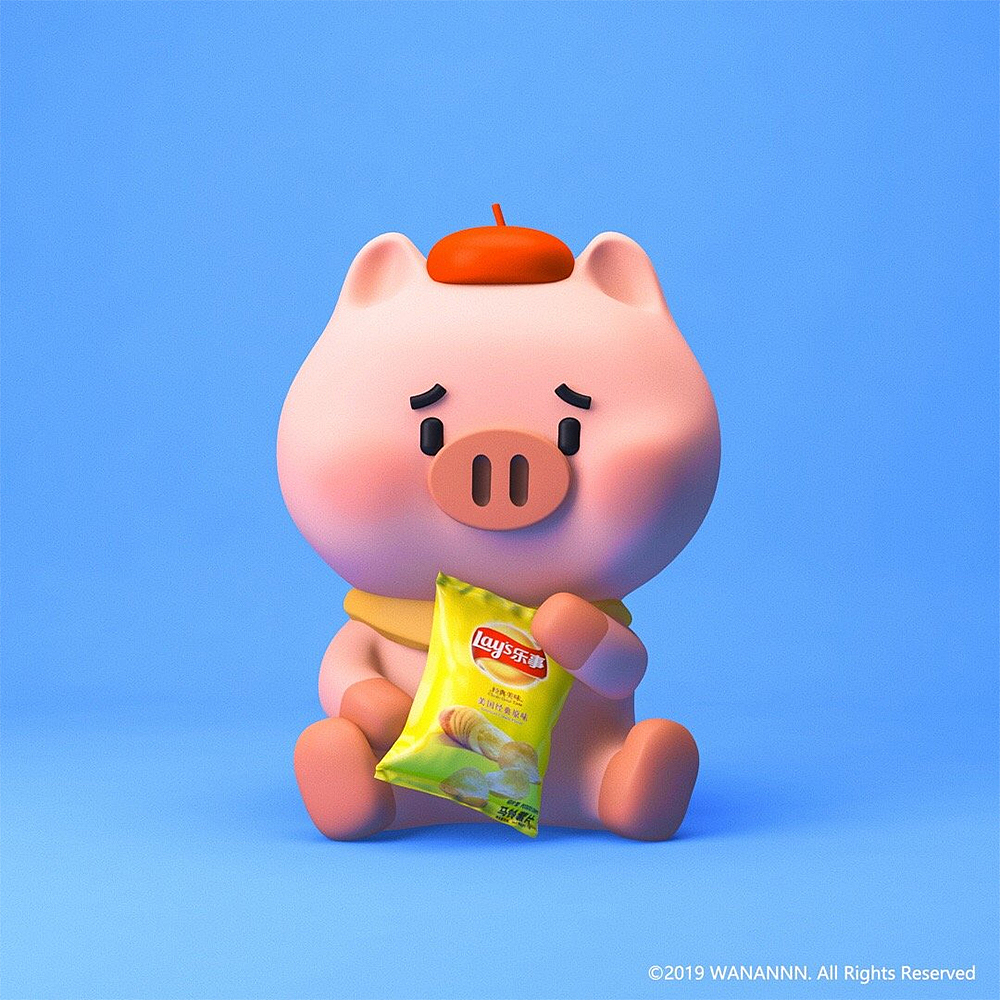 猪猪的独居生活001（图ZMTcwMjY5Nzgw） - 其他三维 - 站酷设计师WANANNN原创素材 - 站酷ZCOOL