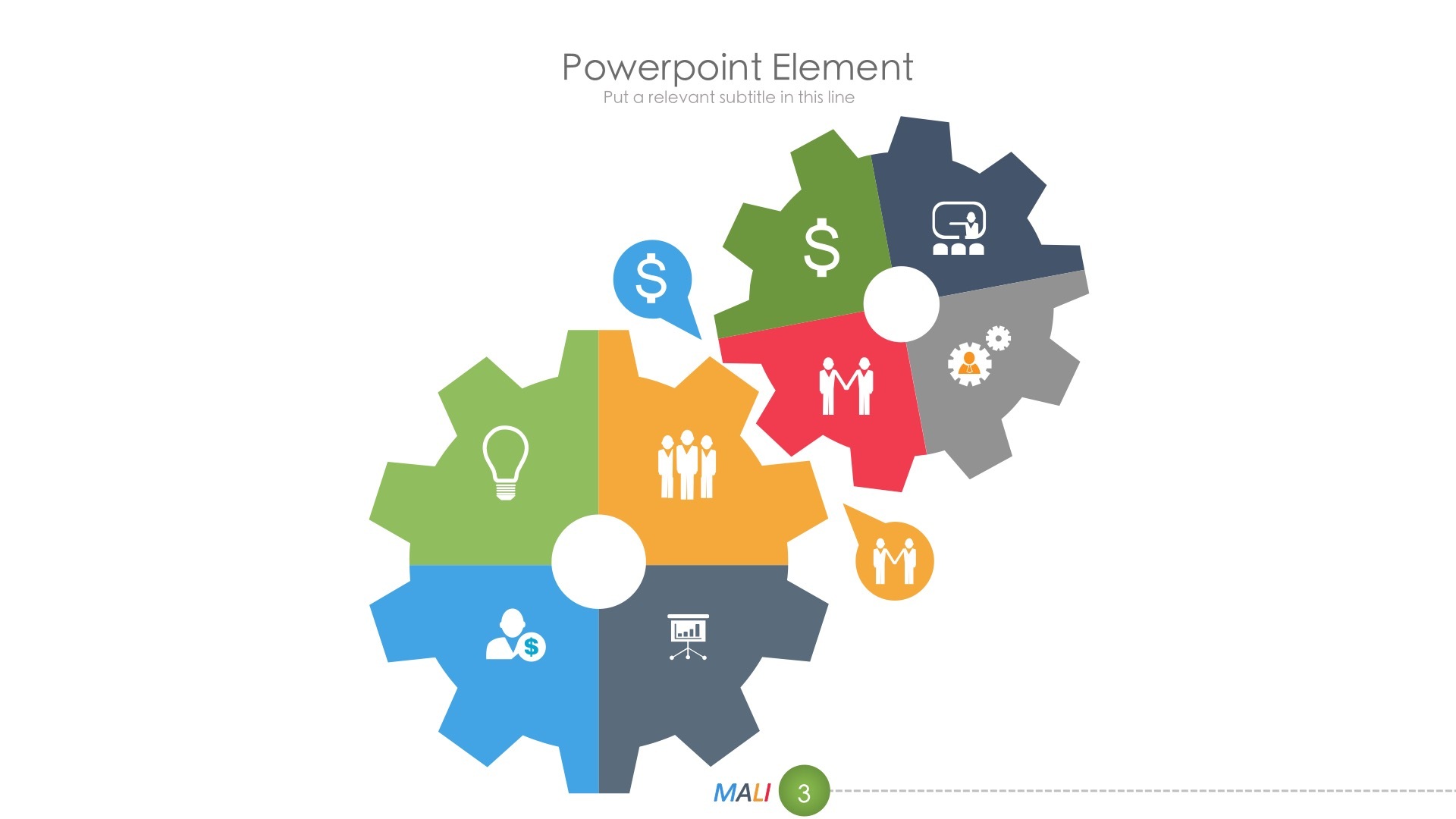 90个powerpoint绘制的精美图形图标ppt素材图形