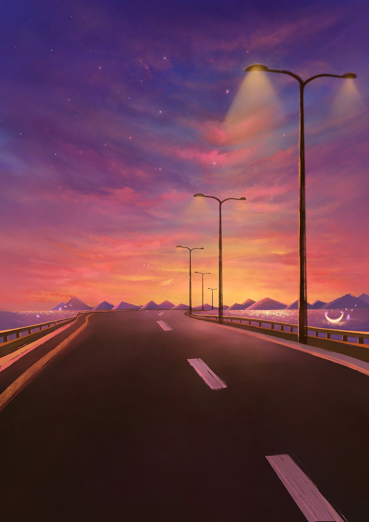 【iPad】静谧的夜晚