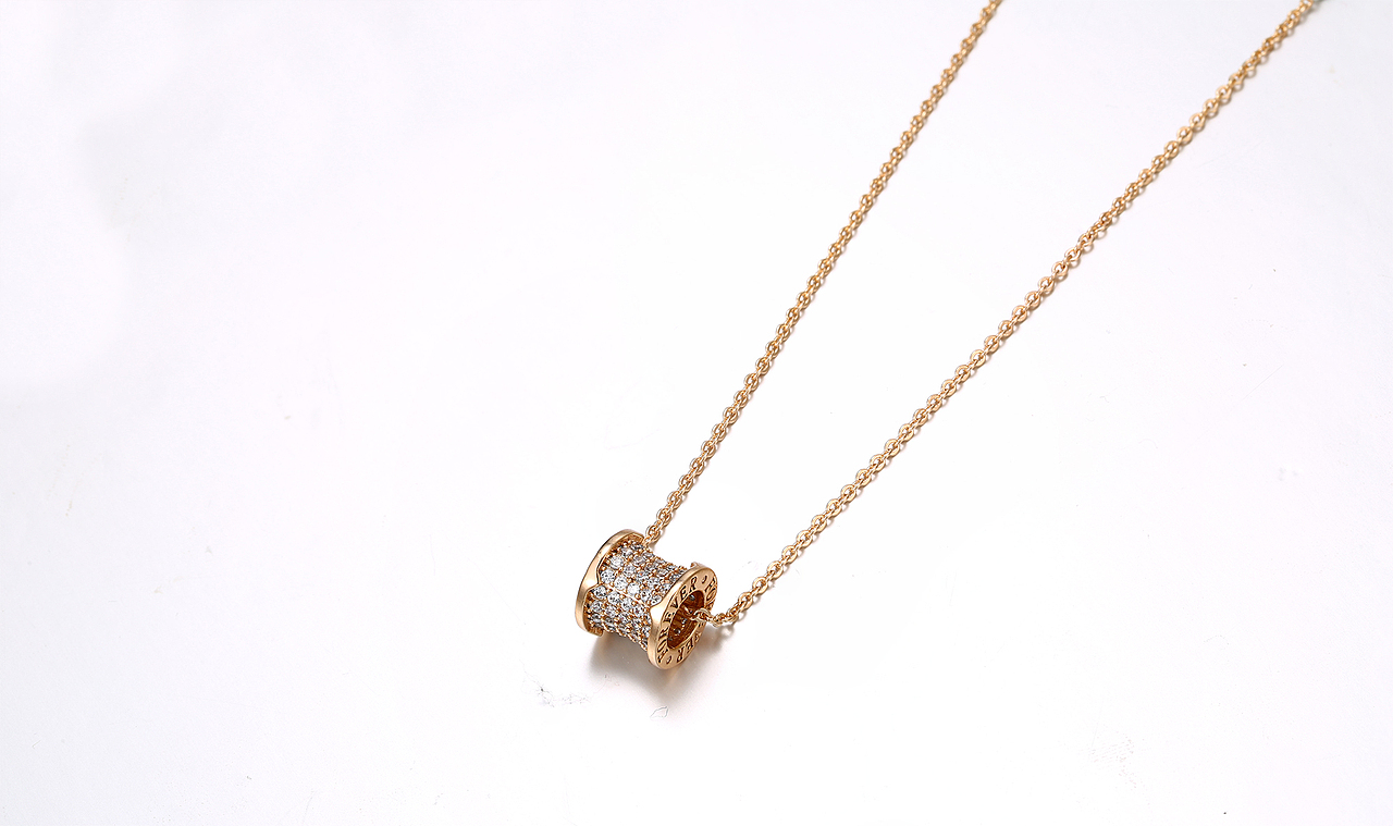 自拍自修  白底图  项链  钻石项链   小蛮腰项链