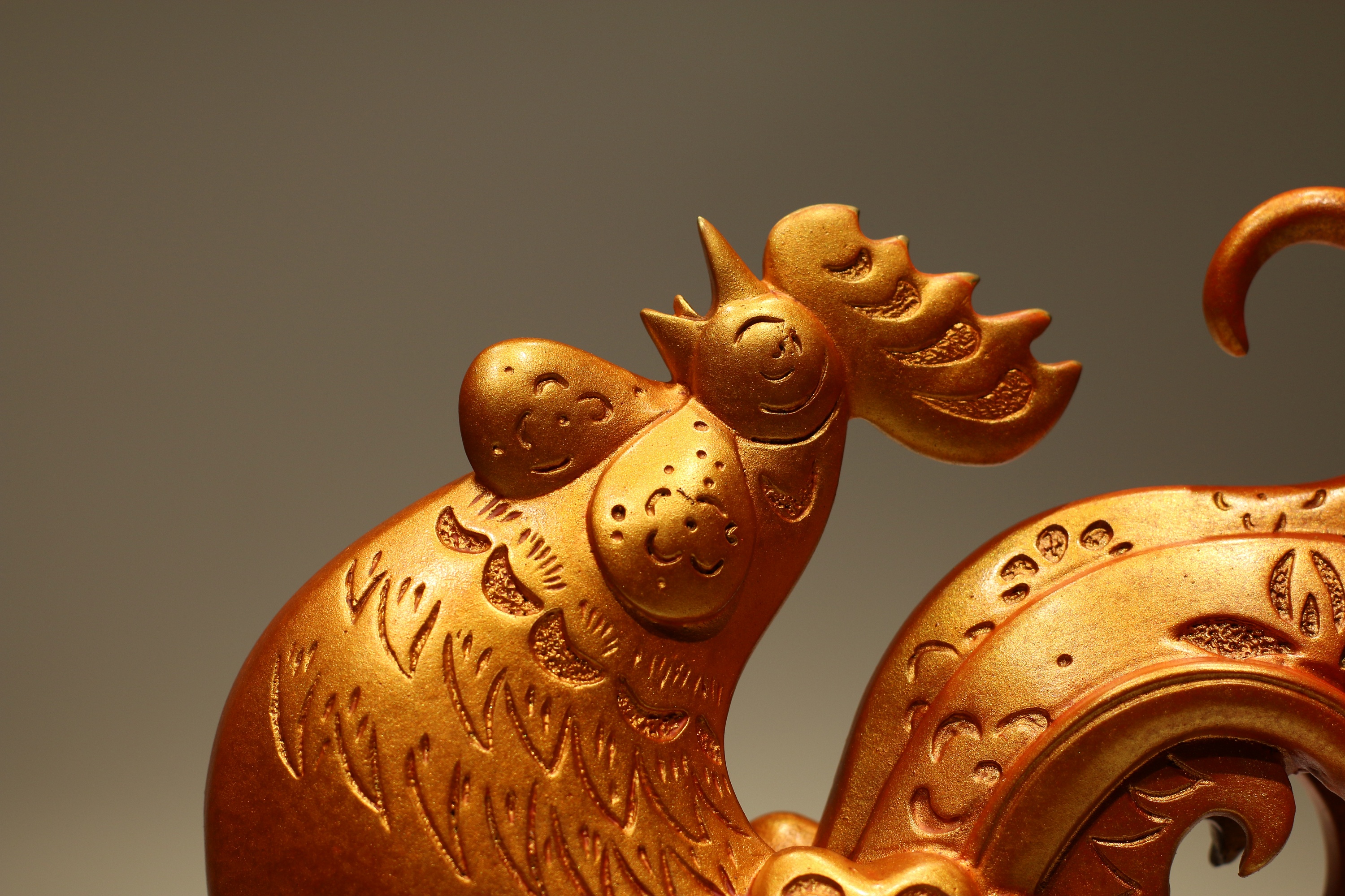 【铜臻03铜艺】金鸡唱晓|手工艺|工艺品设计|tonzee铜臻 - 原创作品