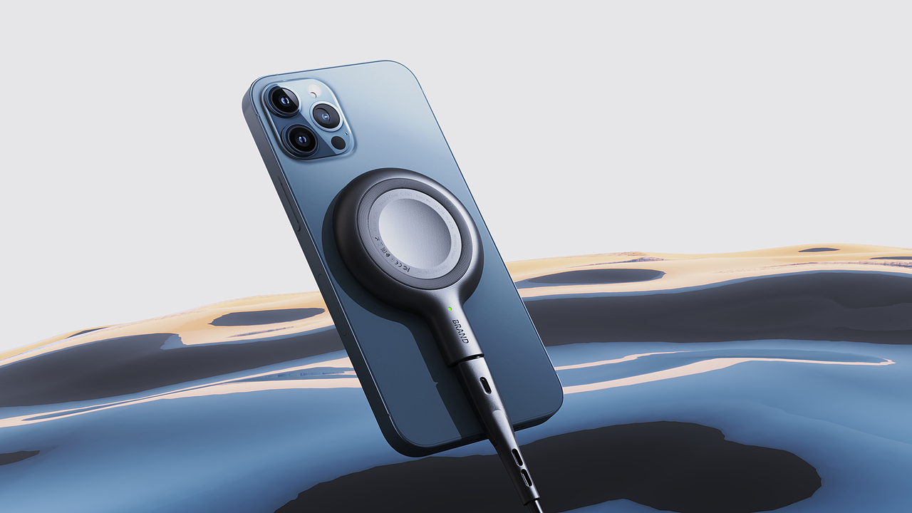 圈圈圆圆圈圈~iPhone磁吸无线充电盘设计（图ZMjQzNzA4ODIw） - 电子产品 - 站酷设计师_PLUTO_原创素材 - 站酷ZCOOL