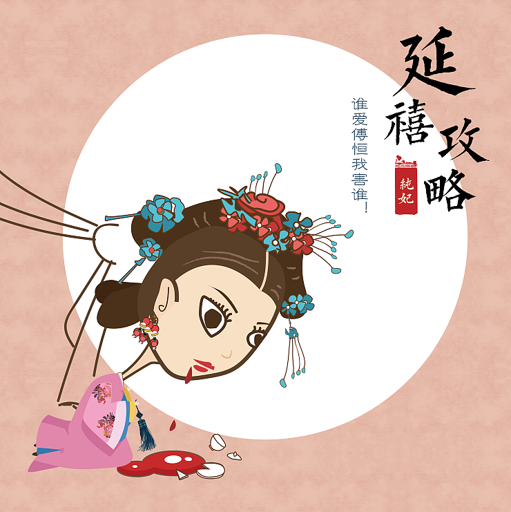 延禧攻略卡通人物创作