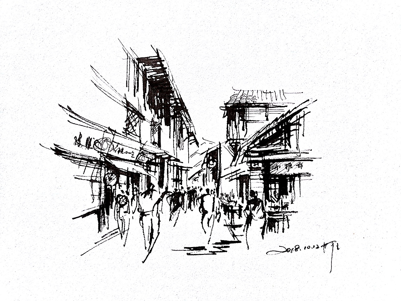 阿王速写（图ZMTMxMzY2ODY4） - 绘画 - 站酷设计师阿王手绘原创素材 - 站酷ZCOOL