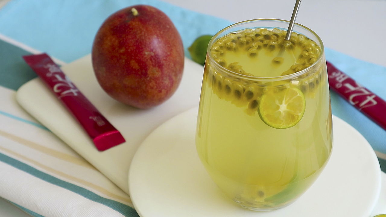 百香果与青柠的甜蜜关系