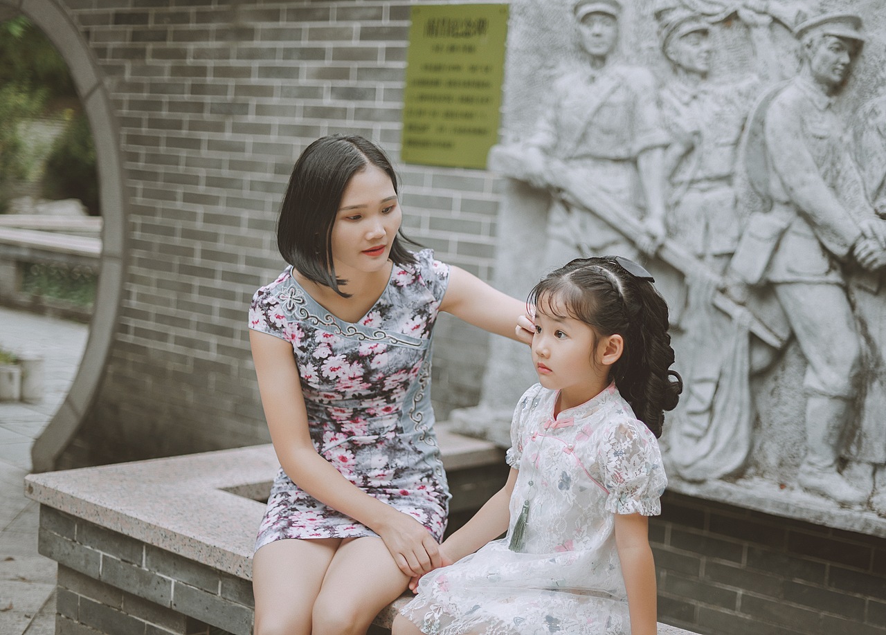 亲子旗袍写真（图ZMjcwNDU4ODky） - 人像摄影 - 站酷设计师简曦_Y2原创素材 - 站酷ZCOOL