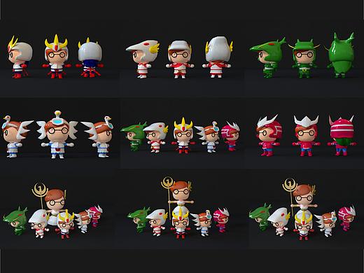 圣斗士 星矢 IP C4D（個(gè)人主頁-ZNTA0ODM2NDQ=） - 動(dòng)畫/影視 - 站酷設(shè)計(jì)師彭顯顯原創(chuàng)素材 - 站酷ZCOOL