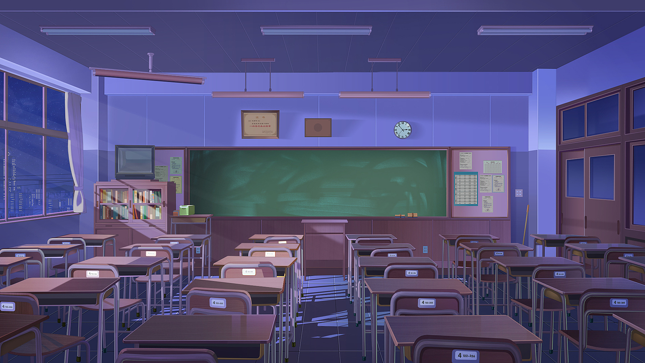 二次元场景原画