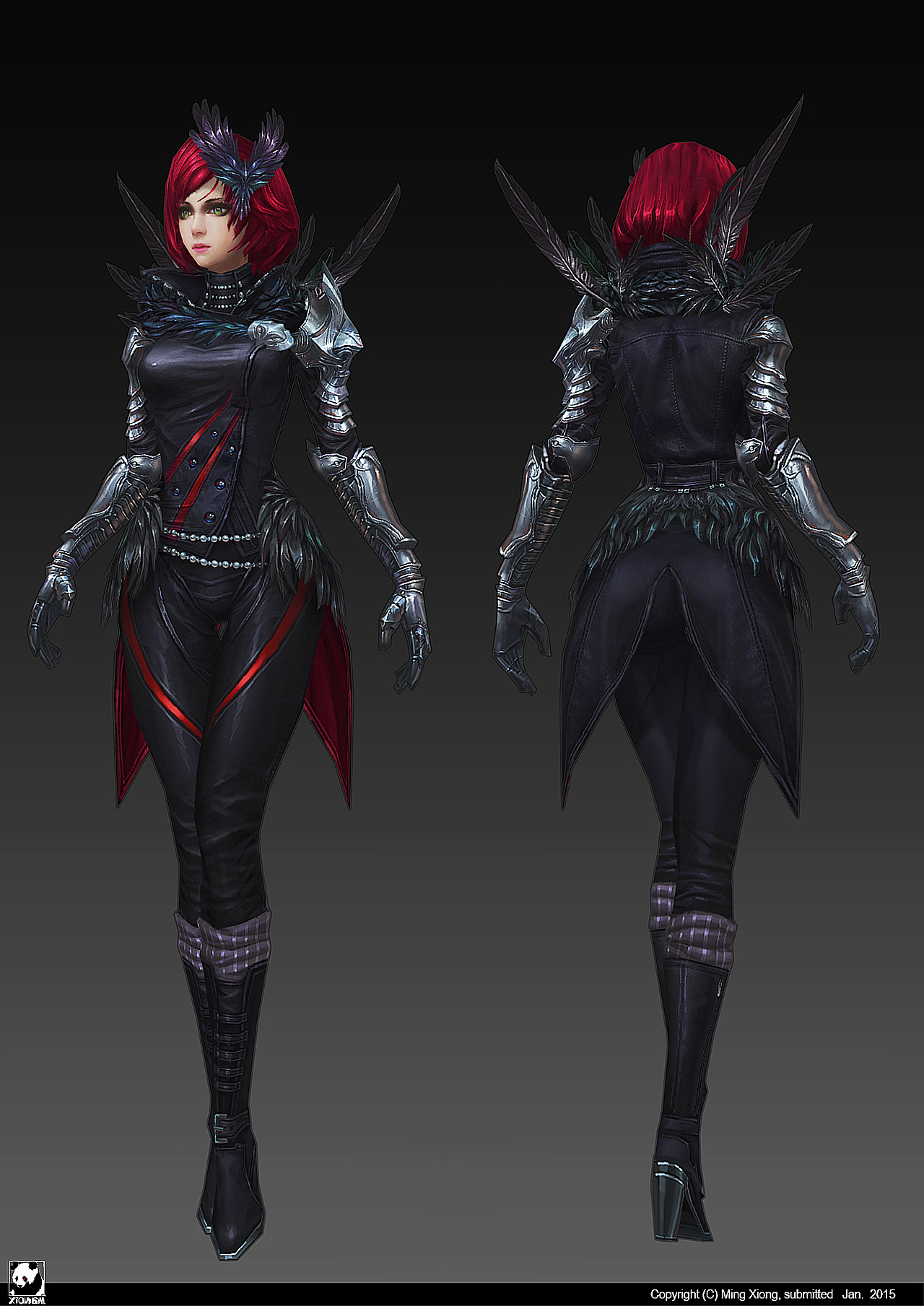 手绘御姐一枚+视频过程（图ZMjQzODI2OTY=） - 人物/生物 - 站酷设计师Xiongming2333原创素材 - 站酷ZCOOL