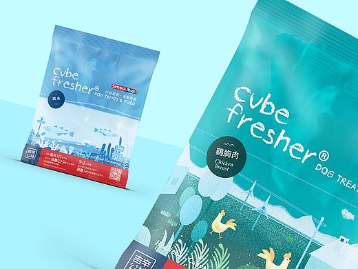 Cube Fresher 冻干零食 | 包装设计