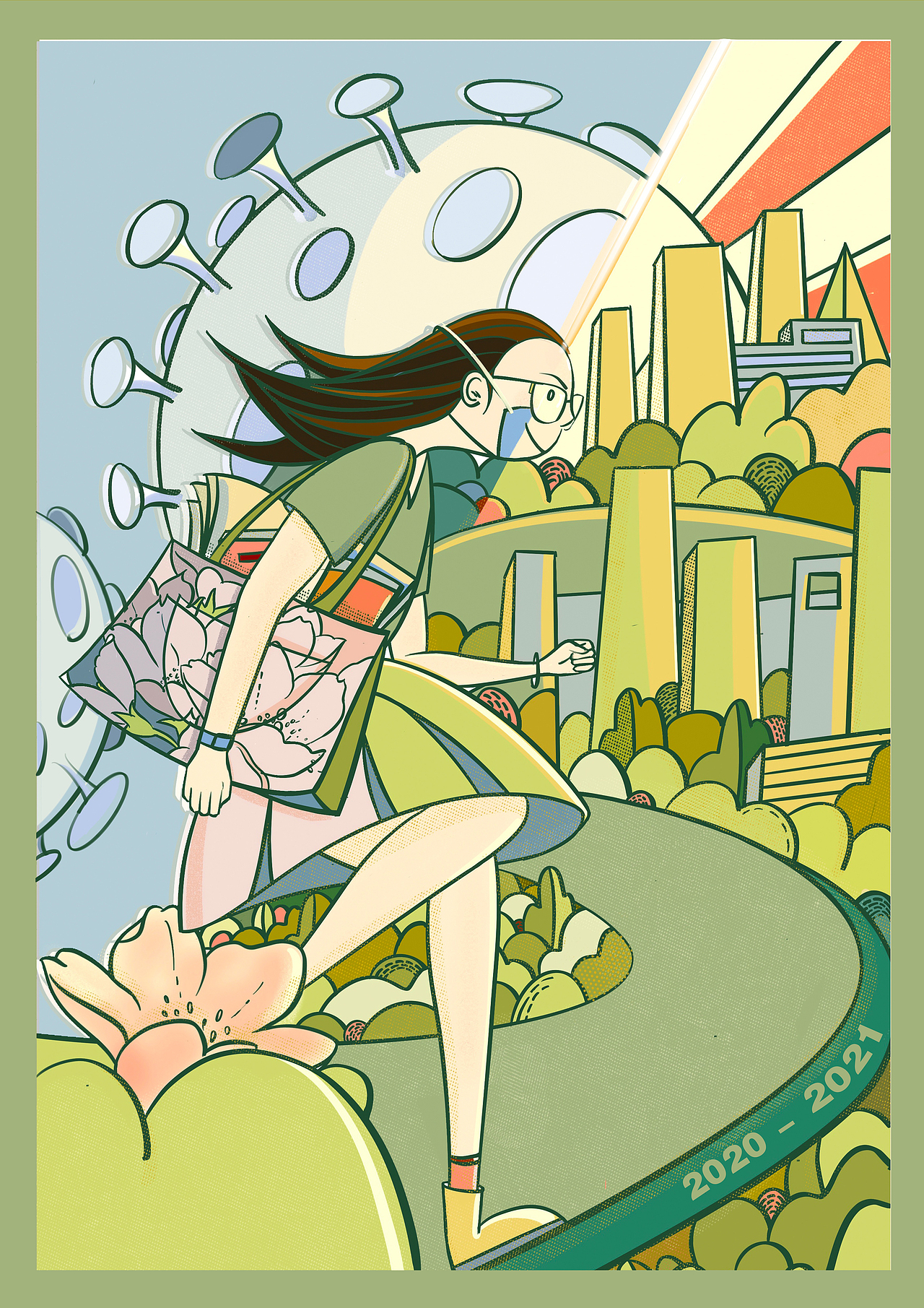 《风雨之后》插画（图ZMjQ5MTYxNTY0） - 创作习作 - 站酷设计师打怪的蛋羹原创素材 - 站酷ZCOOL