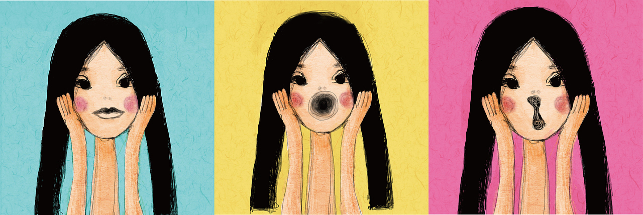 我画画只是为了自己（图ZMjk5Mzg0NzY=） - 新锐潮流插画 - 站酷设计师李小5原创素材 - 站酷ZCOOL
