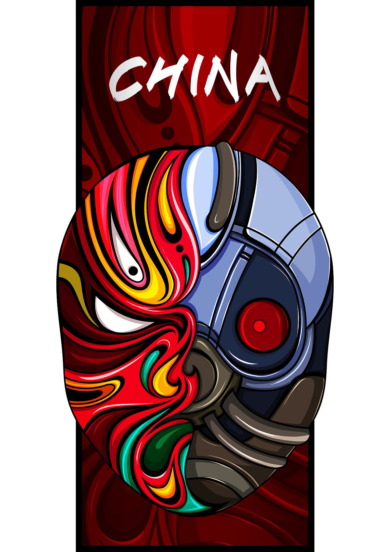 国潮|插画|艺术插画|sexoldman_原创作品-站酷zcool