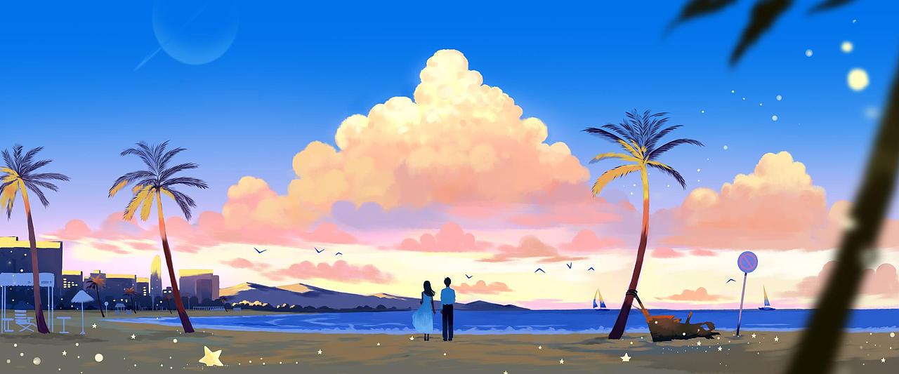 七夕快乐——恋爱小合集（图ZMjY2NzIzNzUy） - 商业插画 - 站酷设计师我的宗介原创素材 - 站酷ZCOOL