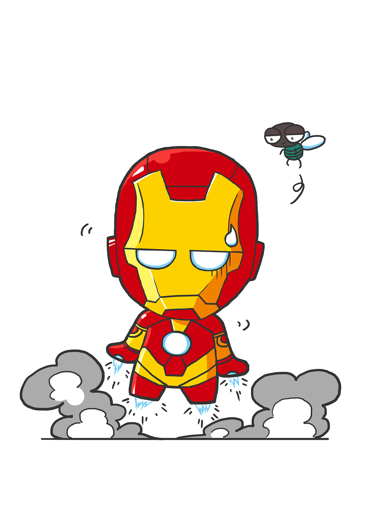 复联q版同人|插画|创作习作|uncley - 原创作品 - 站酷 (zcool)