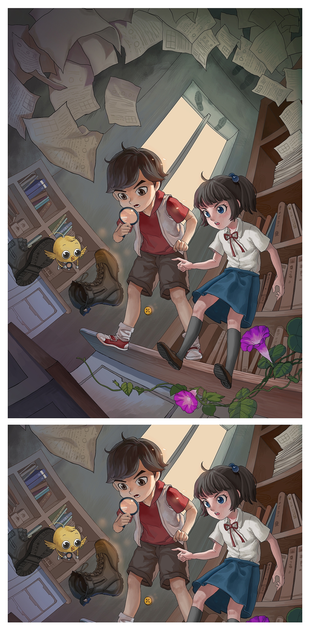 凯叔《口袋神探》1-6册封面插图